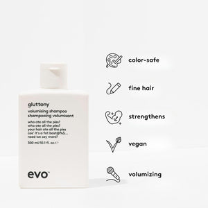 Evo Gluttony Volumizing Sulfate-Free Shampoo