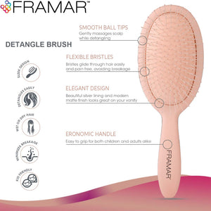 Cepillo desenredante Framar Champagne Mani