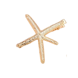 Pinzas para el pelo con forma de estrella de mar